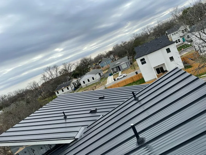 Standing seam metal roof panels with vents for Skylight Repair in Yukon